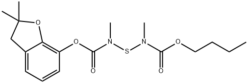 2,3-Dihydro-2,2-dimethyl-7-benzofuryl-2,4-dimethyl-6-oxa-5-oxo-3-thia-2,4-diazadecanoat