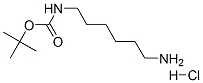 N-BOC-1,6-己二胺盐酸盐,65915-94-8,结构式