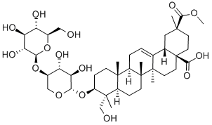 商陆皂甙丙 结构式