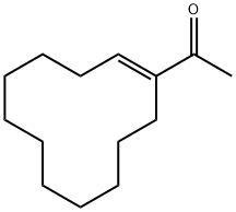 1-アセチル-1-シクロドデセン 化学構造式