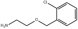 2-(2-氯-苄氧基)-乙胺, 6594-66-7, 结构式