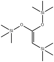 1,1-BIS(TRIMETHYLSILYLOXY)-2-TRIMETHYLSILYLETHENE Struktur