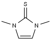 1,3-二甲基-1H-咪唑-2(3H)-硫酮, 6596-81-2, 结构式