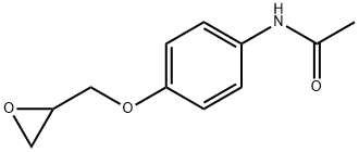 4-アセトアミドフェニルグリシジルエーテル 化学構造式