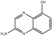 5-Quinoxalinol,  2-amino- Structure