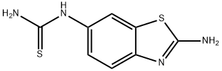 Thiourea, (2-amino-6-benzothiazolyl)- (9CI) Structure