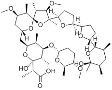 (1'S)-6,27-ジデメトキシ抗生物質A-204A 化学構造式