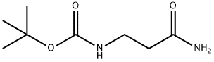 3-BOC氨基丙酰胺,65983-35-9,结构式