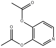 3,4-Pyridinediol,diacetate(ester)(9CI) Struktur
