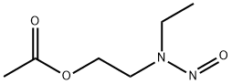 Acetic acid 2-(ethylnitrosoamino)ethyl ester Struktur