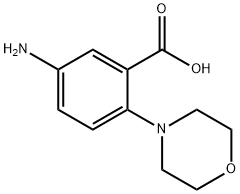 5-氨基-2-吗啉苯甲酸, 65989-45-9, 结构式
