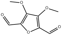 2,5-Furandicarboxaldehyde,  3,4-dimethoxy- Struktur