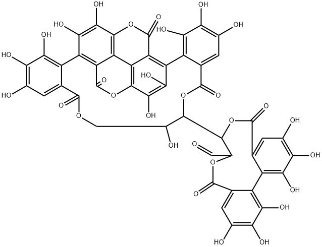 安石榴苷, 65995-63-3, 结构式
