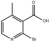 2-Bromo-4-methyl-nicotinic acid Struktur