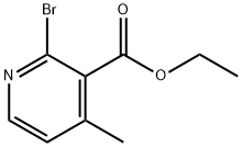 2-溴-4-甲基烟酸乙酯,65996-17-0,结构式