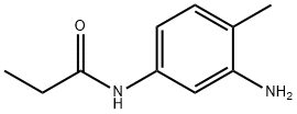 N-(3-氨基-4-甲基苯基)丙酰胺 结构式