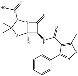 苯唑西林,66-79-5,结构式