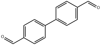 4,4'-ビフェニルジカルボキシアルデヒド 化学構造式