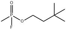 3,3-dimethyl-2-butyl methylphosphonofluoridate Structure