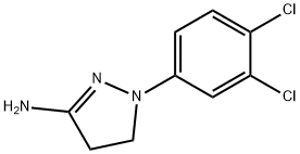 1-(3,4-DICHLOROPHENYL)-4,5-DIHYDRO-1H-PYRAZOL-3-AMINE Struktur