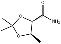 1,3-Dioxolane-4-carboxamide,2,2,5-trimethyl-,trans-(9CI) Struktur