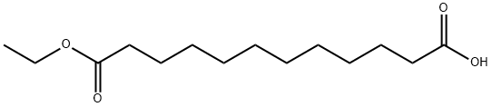 十二烷二酸一乙酯 结构式