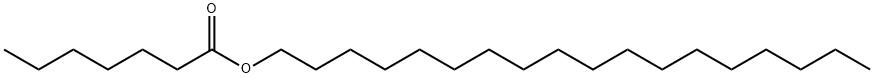 ヘプタン酸ステアリル 化学構造式