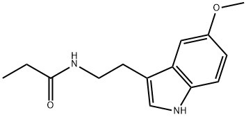 N-PROPIONYL-5-METHOXYTRYPTAMINE Struktur