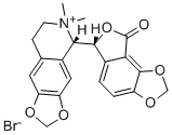 (-)-BICUCULLINE METHBROMIDE,66016-70-4,结构式