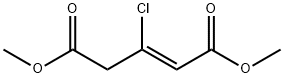 Dimethyl-3-chloro-2-pentenedioate Struktur