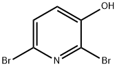 2,6-ジブロモピリジン-3-オール 化学構造式