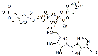 アデノシン三リン酸亜鉛 化学構造式