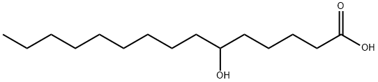 6-ヒドロキシペンタデカン酸 化学構造式