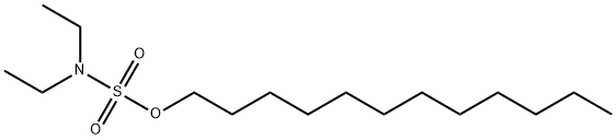 ジエチルスルファミン酸ドデシル 化学構造式