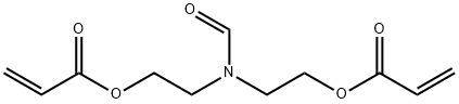 (formylimino)di-2,1-ethanediyl diacrylate  Struktur