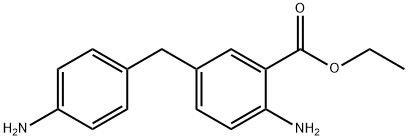 ethyl 5-[(4-aminophenyl)methyl]anthranilate Structure