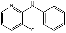 3-CHLORO-N-PHENYLPYRIDIN-2-AMINE, 6604-94-0, 结构式