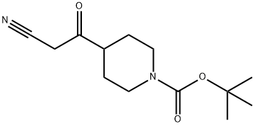 1-BOC-4-(CYANOACETYL)PIPERIDINE Struktur