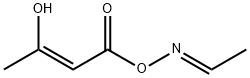 Acetaldehyde, O-[(2Z)-3-hydroxy-1-oxo-2-butenyl]oxime, (1E)- (9CI) Structure