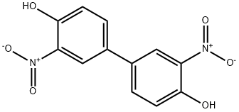 4,4'-Dihydroxy-3,3'-dinitrobiphenyl Struktur