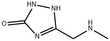 5-METHYLAMINOMETHYL-2,4-DIHYDRO-[1,2,4]TRIAZOL-3-ONE Struktur