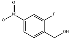 (2-フルオロ-4-ニトロフェニル)メタノール 化学構造式