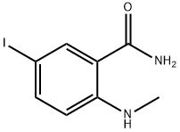 5-Iodo-2-(methylamino)benzamide,660436-78-2,结构式