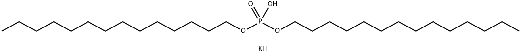 potassium ditetradecyl phosphate Struktur