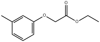 (3-METHYLPHENOXY) ACETIC ACID ETHYL ESTER, 66047-01-6, 结构式