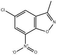 1,2-BENZISOXAZOLE, 5-CHLORO-3-METHYL-7-NITRO- Struktur