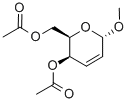 Methyl 4,6-Di-O-acetyl-2,3-dideoxy-a-D-threo-hex-2-enopyranoside Structure