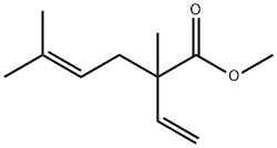 methyl 2,5-dimethyl-2-vinylhex-4-enoate 结构式
