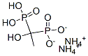 diammonium dihydrogen (1-hydroxyethylidene)bisphosphonate Struktur
