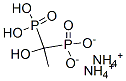 diammonium dihydrogen (1-hydroxyethylidene)bisphosphonate Structure